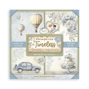Stamperia – Scrapbooking Pad "Timeless" – 20,3 x 20,3 cm (8" x 8")