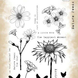 TE048 - Nature Feeds The Soul (A5 Stamp)